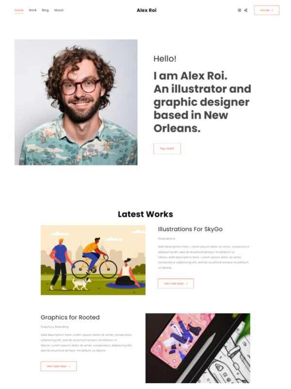 Best Creative Portfolio Website Template